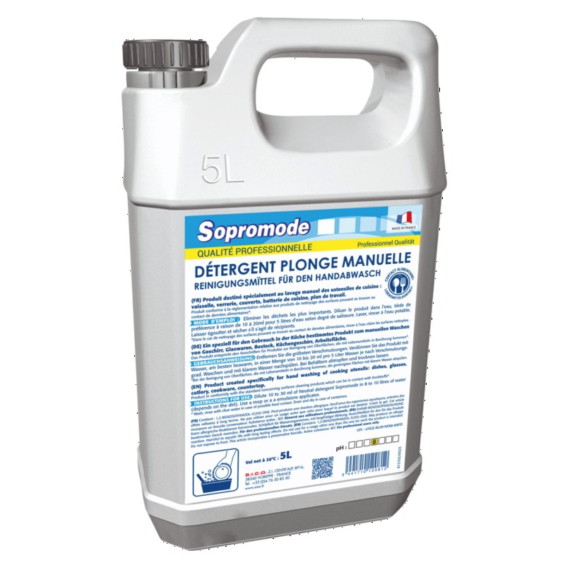 Handgeschirrspülmittel - Zitronenduft - Sopromode - 5 l